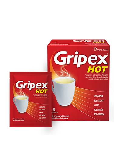 GRIPEX HOT - 8 sasz. - Apteka internetowa Melissa