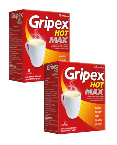  GRIPEX HOT MAX, 2 x 8 sasz. - Apteka internetowa Melissa  