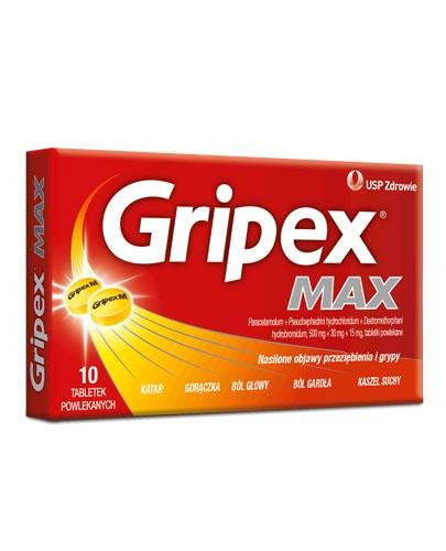  GRIPEX MAX - 10 tabl. - Apteka internetowa Melissa  