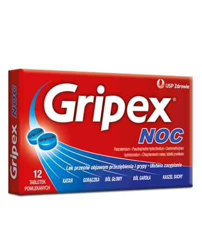 GRIPEX NOC - 12 tabl. - Apteka internetowa Melissa