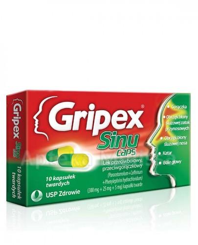 GRIPEX SINU CAPS - 10 kaps. - Apteka internetowa Melissa