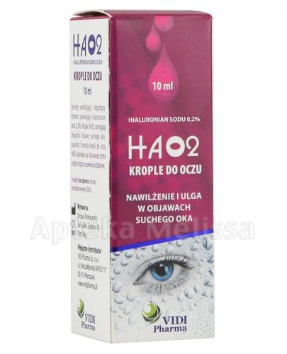  HA02 Krople do oczu z hialuronianem sodu 0,2% - 10 ml - Apteka internetowa Melissa  