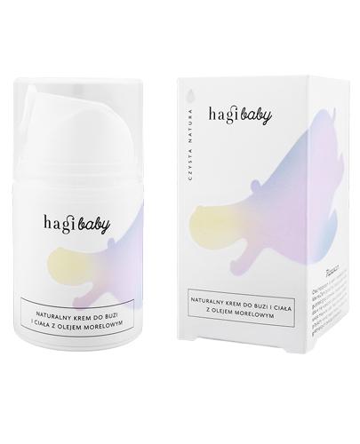 Hagi Baby Naturalny Krem do buzi i ciała z olejem morelowym, 50 ml, cena, opinie, skład