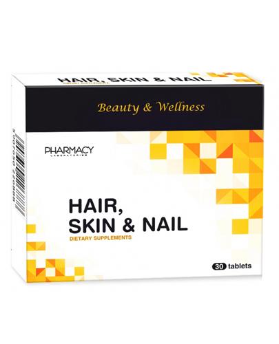  HAIR, SKIN & NAIL - 30 tabl. Włosy, skóra, paznokcie - cena, opinie, właściwości - Apteka internetowa Melissa  