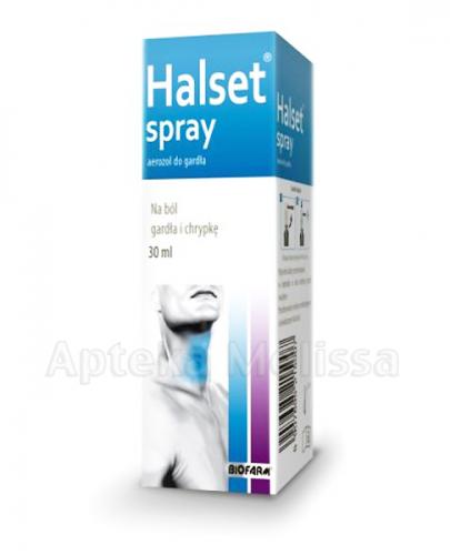 HALSET Aerozol do gardła - 30 ml - Apteka internetowa Melissa