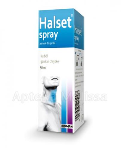  HALSET Aerozol do gardła - 30 ml - Apteka internetowa Melissa  