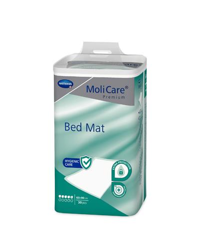 Hartmann MoliCare Premium Bed Mat 5 kropli 60 x 90 cm, podkłady chłonne jednorazowego użytku, 30 szt., 1 op. - cena, opinie, właściwości 