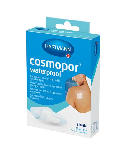  Hartmann Cosmopor Waterproof Przezroczysty chłonny opatrunek samoprzylepny 7,2 cm x 5 cm, 5 sztuk - Apteka internetowa Melissa  