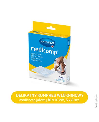 Hartmann Medicomp Kompresy z włókniny 10 cm x 10 cm - 10 szt. - cena, wskazania, właściwości - Apteka internetowa Melissa