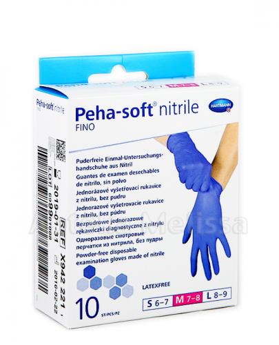  HARTMANN Rękawice Peha-Soft nitrile fino, rozmiar M, 10 sztuk - Apteka internetowa Melissa  