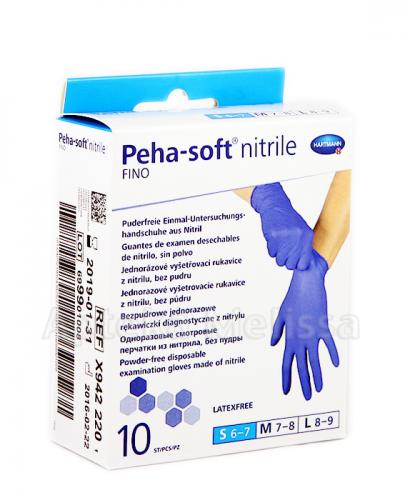  HARTMANN Rękawice Peha-Soft nitrile fino, rozmiar S - 10 szt - Apteka internetowa Melissa  