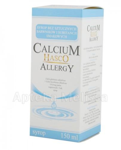 HASCO CALCIUM ALLERGY Syrop bezsmakowy - 150 ml - Apteka internetowa Melissa