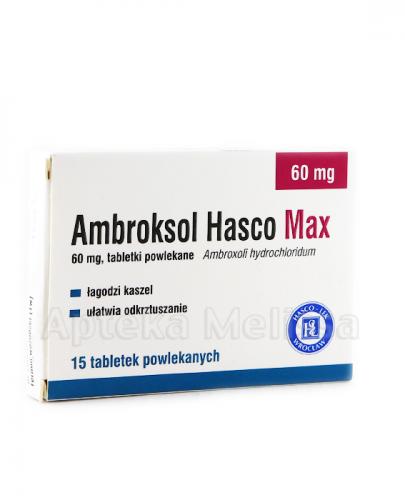  HASCO-LEK Ambroksol Hasco Max 60 mg - 15 tabl. powl. - Apteka internetowa Melissa  