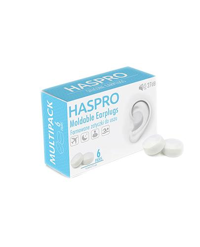  Haspro Moldable Earplugs 27 dB Formowane zatyczki do uszu kolor biały - 6 par / 12 szt. - cena, opinie, stosowanie - Apteka internetowa Melissa  