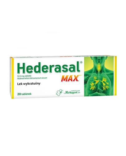  Hederasal Max, 20 tabletek - Apteka internetowa Melissa  