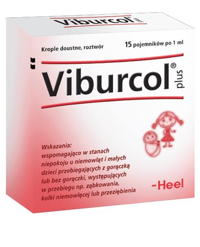  HEEL Viburcol Plus Krople doustne roztwór - 15 x 1 ml - Apteka internetowa Melissa  