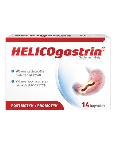  Helicogastin - 14 kaps. Postbiotyk + probiotyk - cena, opinie, właściwości - Apteka internetowa Melissa  