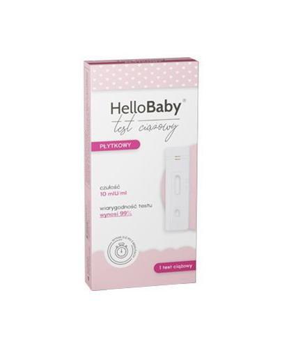  HelloBaby Test ciążowy - płytkowy - 1 szt. - cena, opinie, działanie - Apteka internetowa Melissa  
