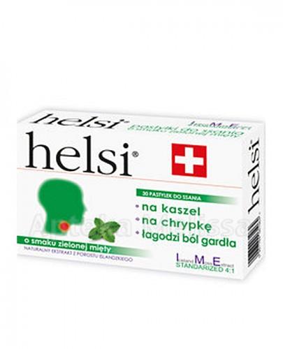 HELSI O smaku zielonej mięty - 30 past. - Apteka internetowa Melissa