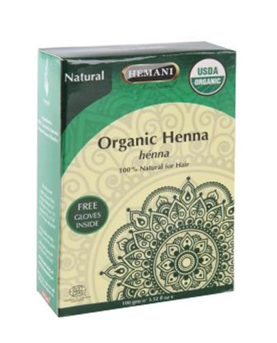  Hemani Organiczna henna naturalna o neutralnym kolorze dla każdego rodzaju włosów z certyfikatem Ecocert, 100 g - Apteka internetowa Melissa  