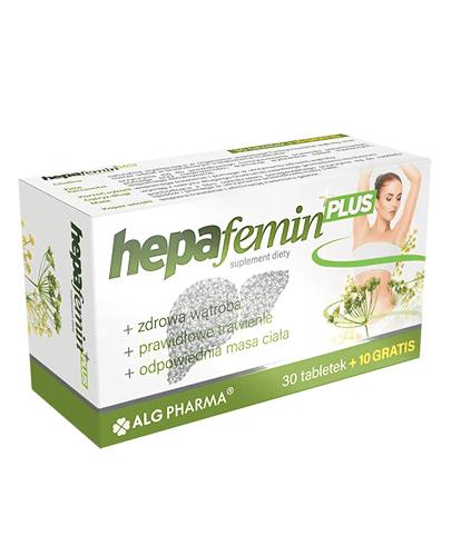  HEPAFEMIN PLUS - 40 tabl. Na zdrową wątrobę - cena, opinie, właściwości - Apteka internetowa Melissa  