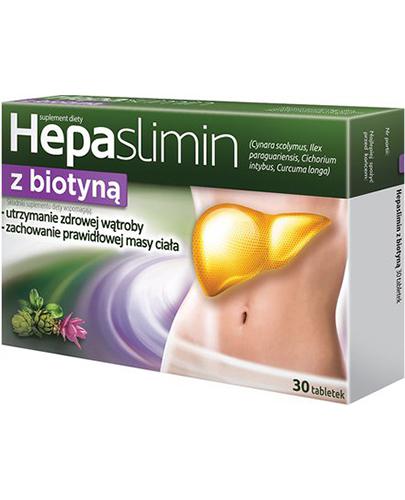 Hepaslimin z biotyną, tabletki, 30 sztuk