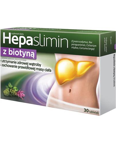  Hepaslimin z biotyną, 30 tabletek - Apteka internetowa Melissa  