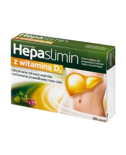  Hepaslimin z witaminą D3, 30 tabletek - Apteka internetowa Melissa  