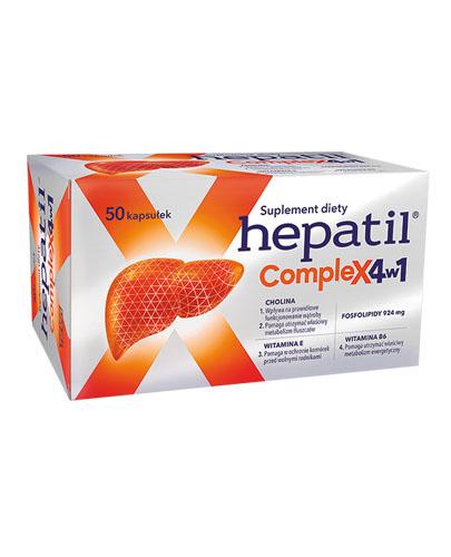  HEPATIL Complex 4w1 - 50 kaps.  - Apteka internetowa Melissa  