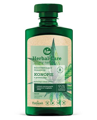  Herbal Care Regenerujący szampon Konopie z proteinami - 330 ml - cena, opinie, właściwości  - Apteka internetowa Melissa  