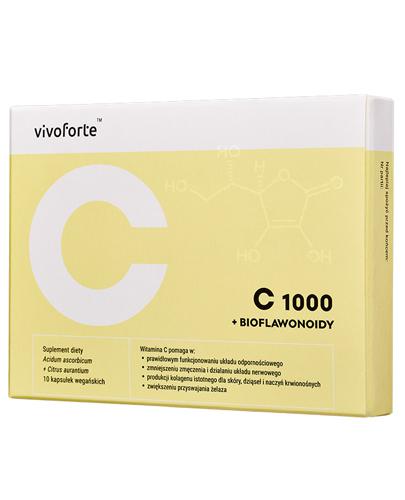  Herbal Pharmaceuticals Witamina C 1000 + Bioflawonoidy - 10 kaps. - cena, opinie, właściwości - Apteka internetowa Melissa  