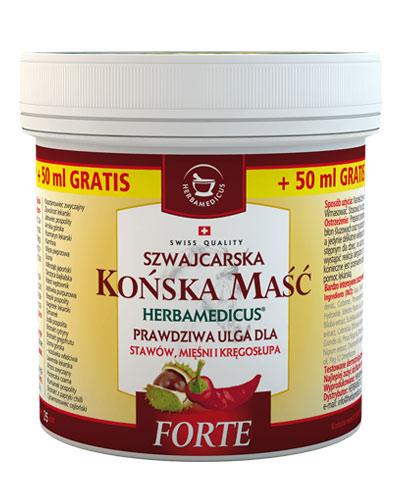 HERBAMEDICUS Końska maść rozgrzewająca forte - 250 ml + 50 ml - Apteka internetowa Melissa