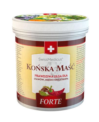 Herbamedicus Końska Maść rozgrzewająca Forte - 250 ml Na bóle reumatyczne - cena, opinie, właściwości