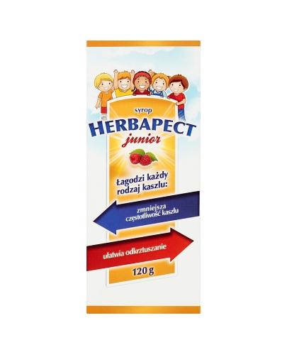HERBAPECT JUNIOR Syrop o smaku malinowym - 120 g - Apteka internetowa Melissa
