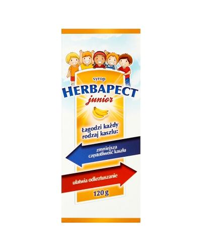 HERBAPECT JUNIOR Syrop o smaku bananowym - 120 g - Apteka internetowa Melissa