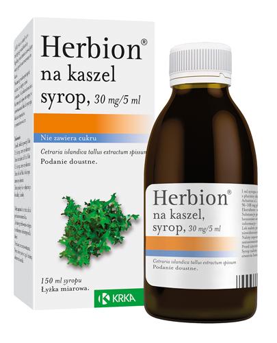 HERBION Syrop na kaszel suchy - 150 ml. Od 1. roku życia.