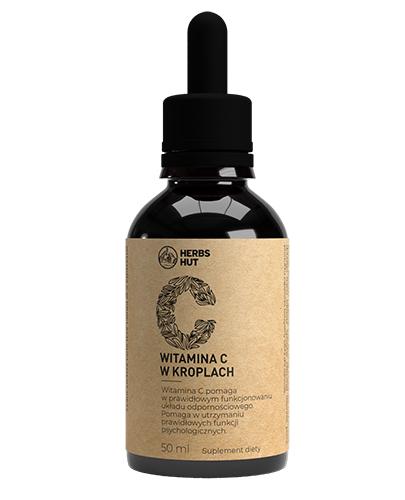 Herbs Hut Witamina C w kroplach - 50 ml - cena, opinie, stosowanie - Apteka internetowa Melissa