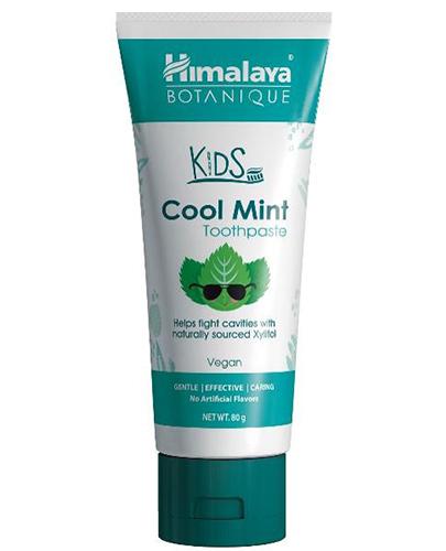 Himalaya Botanique Kids Cool Mint Toothpaste Pasta do zębów dla dzieci - 80 g - cena, opinie, skład - Apteka internetowa Melissa
