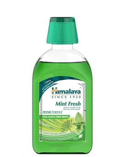 Himalaya Mint Fresh Płyn do płukania jamy ustnej - 450 ml - cena, opinie, właściwości - Apteka internetowa Melissa