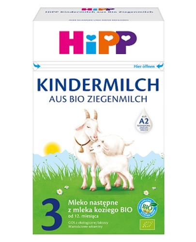 HiPP 3 Mleko następne z mleka koziego Bio od 12. miesiąca, 400 g - Apteka internetowa Melissa