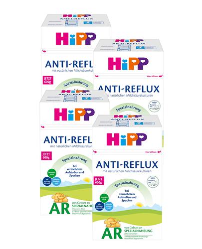  Hipp Anti - Reflux AR, Na ulewanie,  4 x 600 g - Apteka internetowa Melissa  