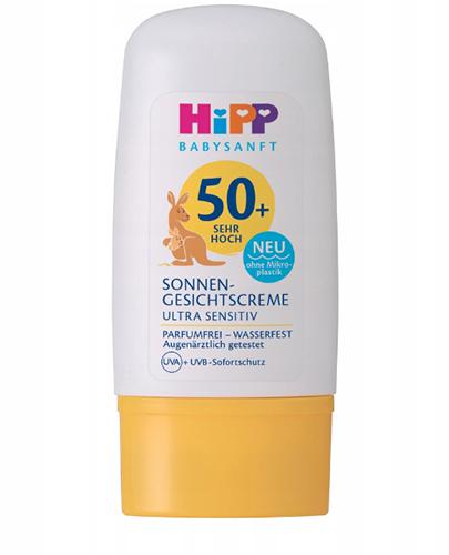  Hipp Babysanft Krem ochronny do twarzy na słońce SPF50, 30 ml  - Apteka internetowa Melissa  