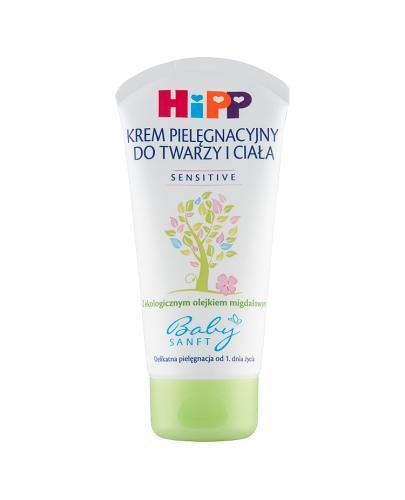 HIPP BABYSANFT Krem pielęgnacyjny do twarzy i ciała - 75 ml