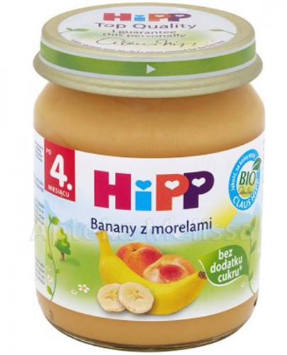  HIPP BIO Banany z morelami po 4 miesiącu - 125 g - Apteka internetowa Melissa  