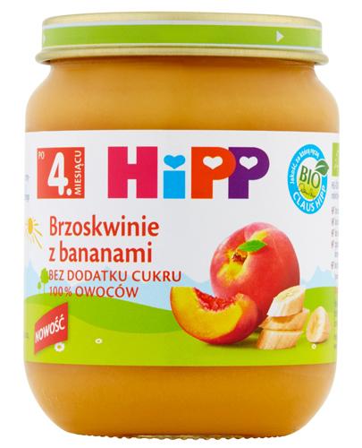  HiPP BIO od pokoleń, Brzoskwinie z bananami, po 4. m-cu, 125 g - Apteka internetowa Melissa  