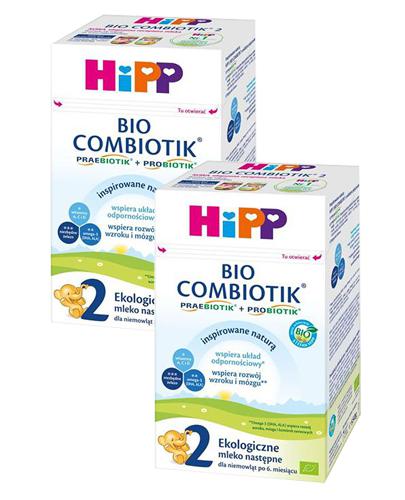  Hipp Bio Combiotik 2 Ekologiczne mleko następne, 2 x 550 g, cena, opinie, wskazania - Apteka internetowa Melissa  