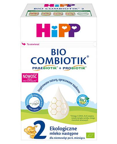  HIPP 2 BIO COMBIOTIK ekologiczne mleko następne, dla niemowląt po 6. m-cu, 550 g, cena, opinie, wskazania - Apteka internetowa Melissa  
