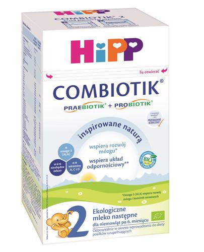 HIPP BIO COMBIOTIK 2 Ekologiczne mleko następne dla niemowląt po 6. miesiącu życia - 600 g - Apteka internetowa Melissa