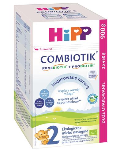  HIPP BIO COMBIOTIK 2 Ekologiczne mleko następne dla niemowląt po 6. miesiącu życia - 900 g - Apteka internetowa Melissa  
