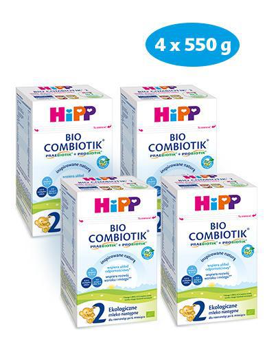  Hipp Bio Combiotik 2 Ekologiczne mleko następne, 4 x  550 g - Apteka internetowa Melissa  